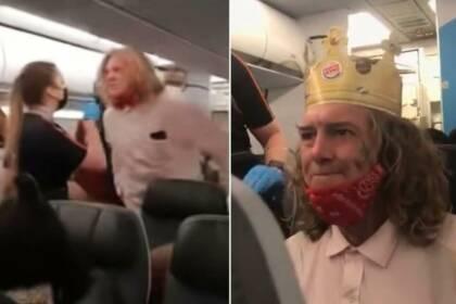 Updated: Burger King Hat Guy On Plane Full Video