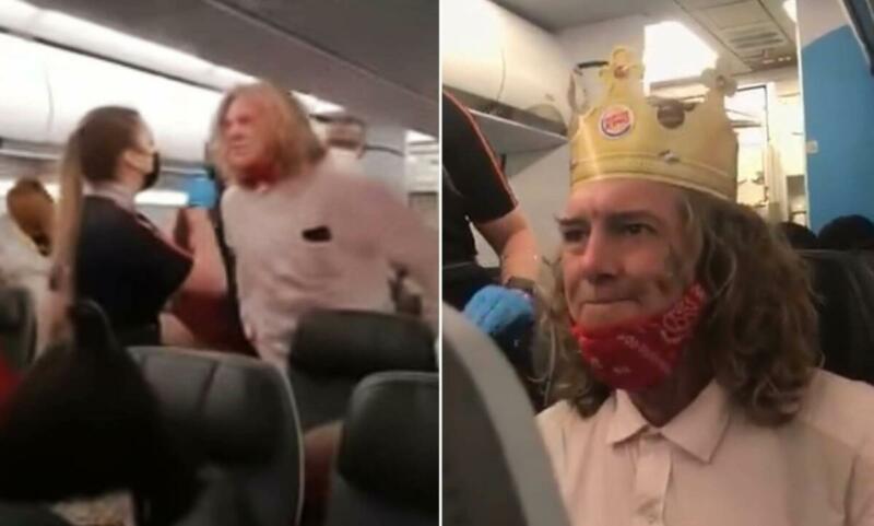 Updated: Burger King Hat Guy On Plane Full Video