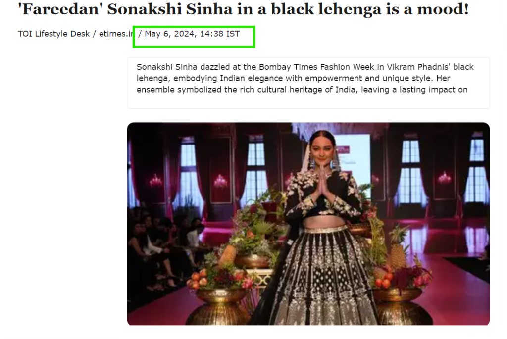 1719234794 432 Viral Video Of Sonakshi Sinha In Black Lehenga Is Not