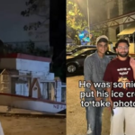 Orry took a few photos with his fans while walking on the street at dawn. (Instagram/@OrryCommunity)