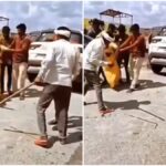 MP: Woman Beaten With Wooden Stick In Dhar As Onlookers Film Act, Video Goes Viral