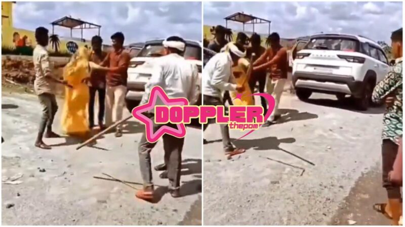 MP: Woman Beaten With Wooden Stick In Dhar As Onlookers Film Act, Video Goes Viral