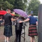 Mail Sport's video of Scotland fans helping an elderly man cross a fan park in Cologne has gone viral on social media