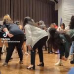 A group of members Gamma Alpha Omega, a Latina-based sorority at the University of Houston Downtown, were seen dancing to the song 'Knuck it if you buck' by Crime Mob