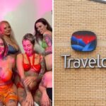 Lacey Amour 28 Person Travelodge Video