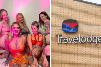 Lacey Amour 28 Person Travelodge Video