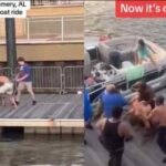 Alabama boat fight video - Montgomery Alabama riverboat brawl